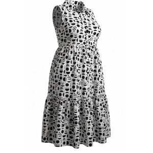 NWOT Rachel Zoe Geometric Black & White Tank Shirt Midi/Maxi Dress Plus Size 3X